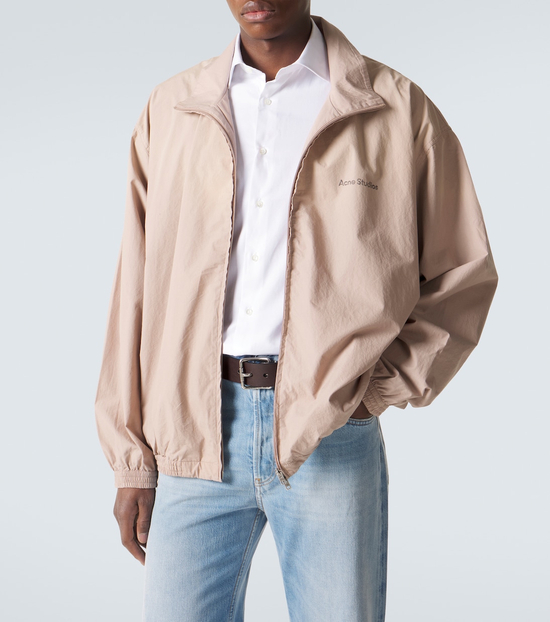 Logo cotton poplin bomber jacket | Acne Studios