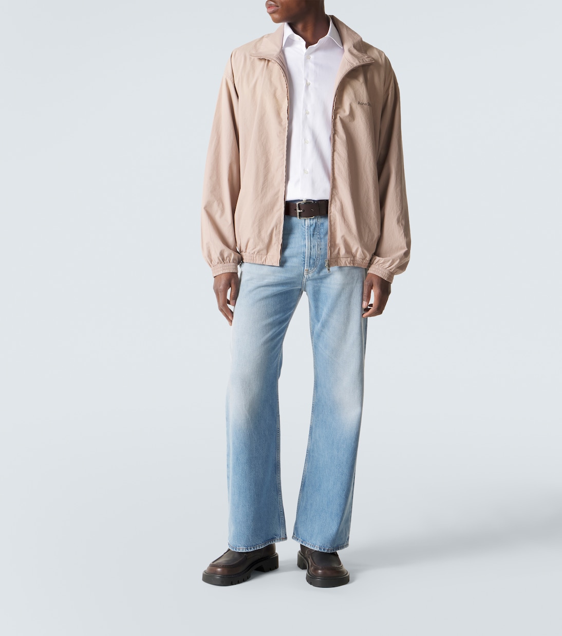 Logo cotton poplin bomber jacket | Acne Studios