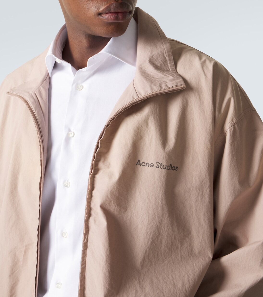 Logo cotton poplin bomber jacket | Acne Studios