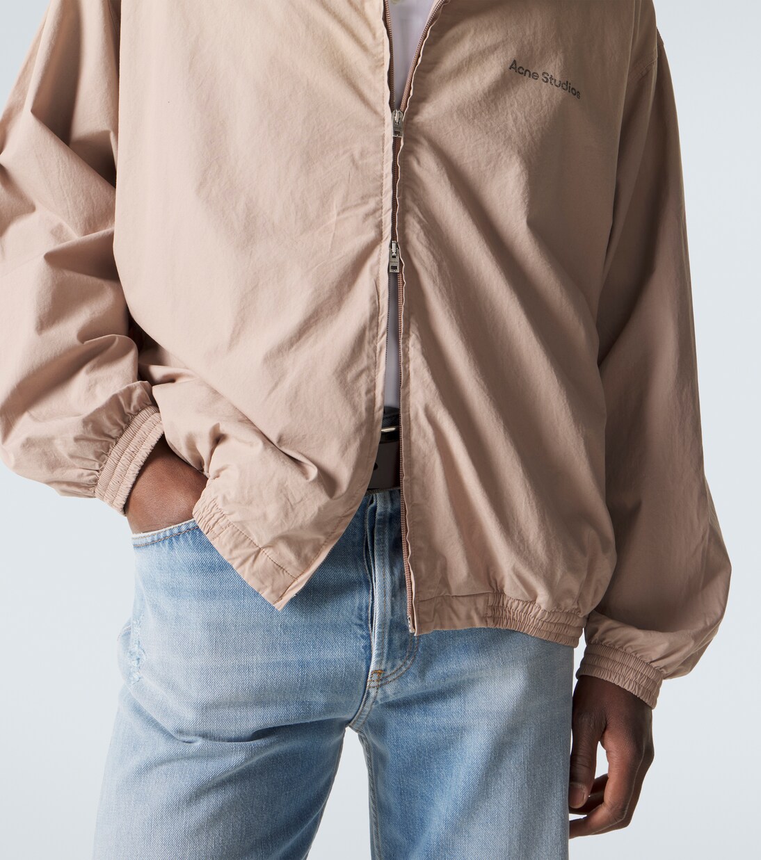 Logo cotton poplin bomber jacket | Acne Studios