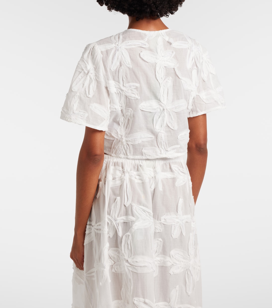 Coast Shell cotton crop top | Farm Rio