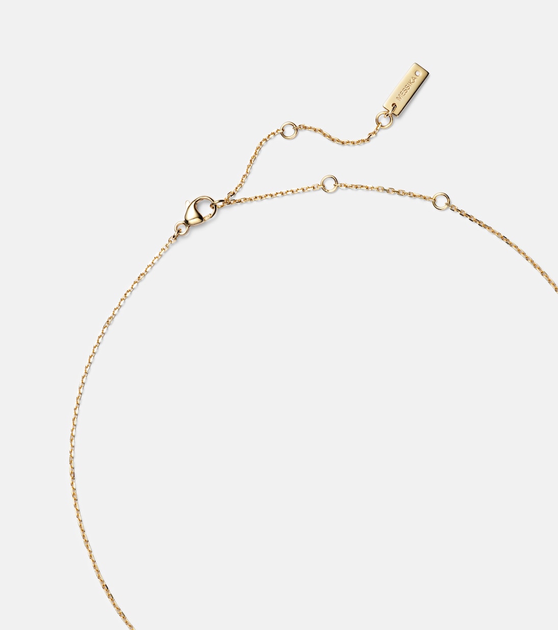 Move Uno 18kt gold necklace with diamonds | Messika