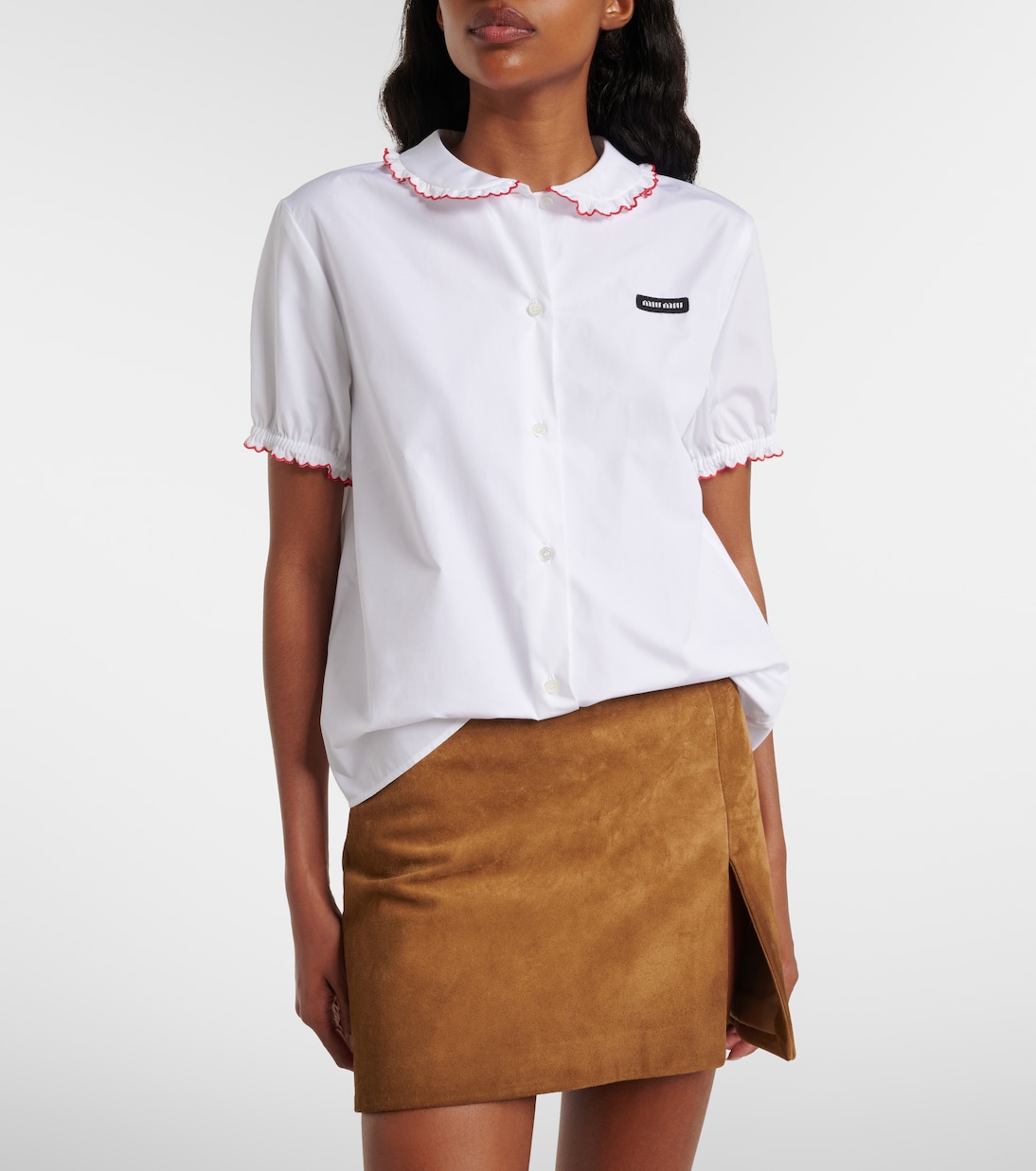 Hemd aus Baumwollpopeline | Miu Miu