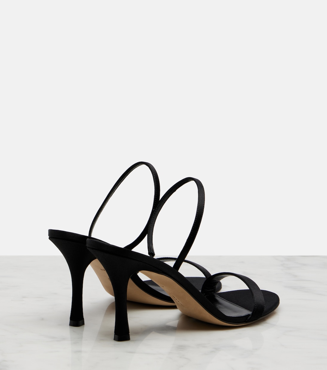 Slingback-Sandalen Ella aus Satin | The Row