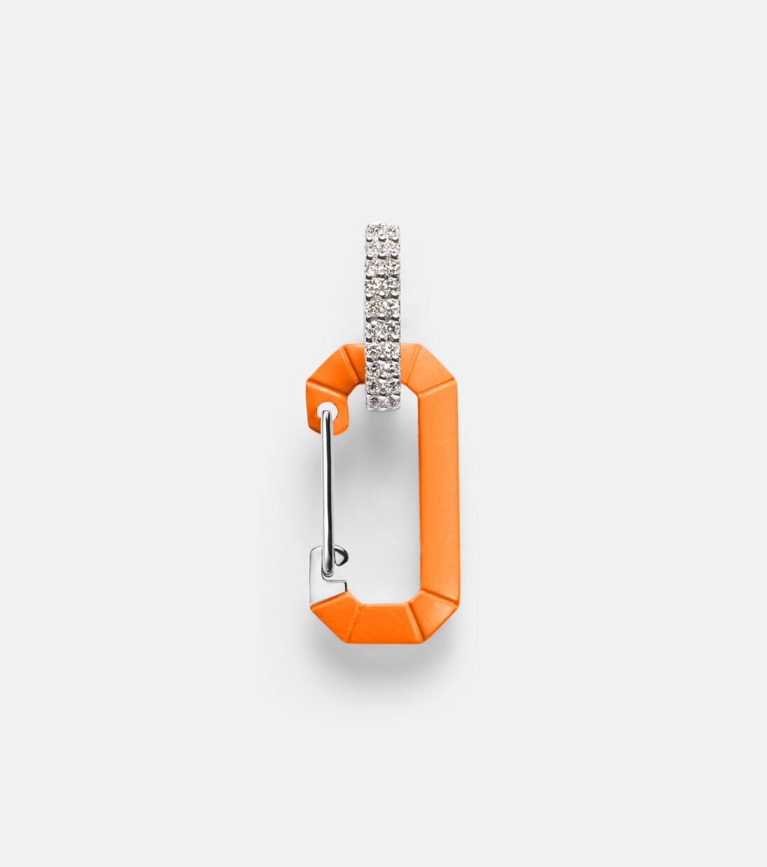 Chiara Small 18kt white gold and diamond single earring | Eéra