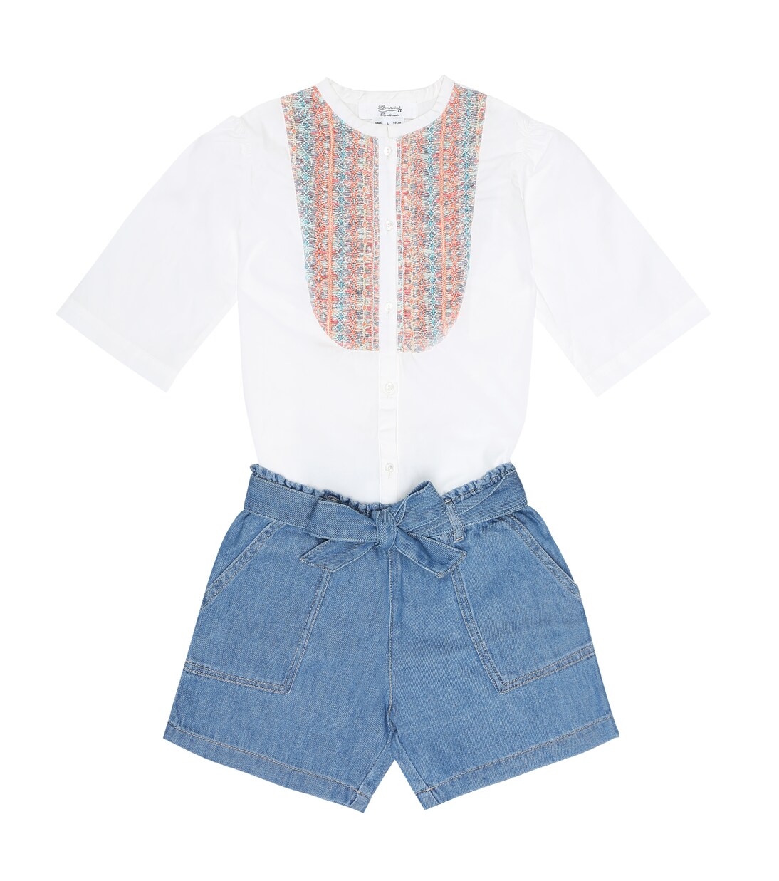 Nili cotton-poplin shirt | Bonpoint