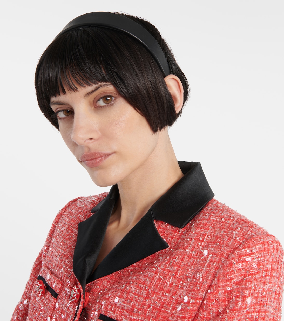 Cruz leather headband | Jennifer Behr