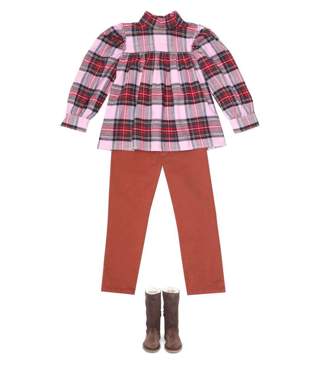 Martha checked cotton top | Morley