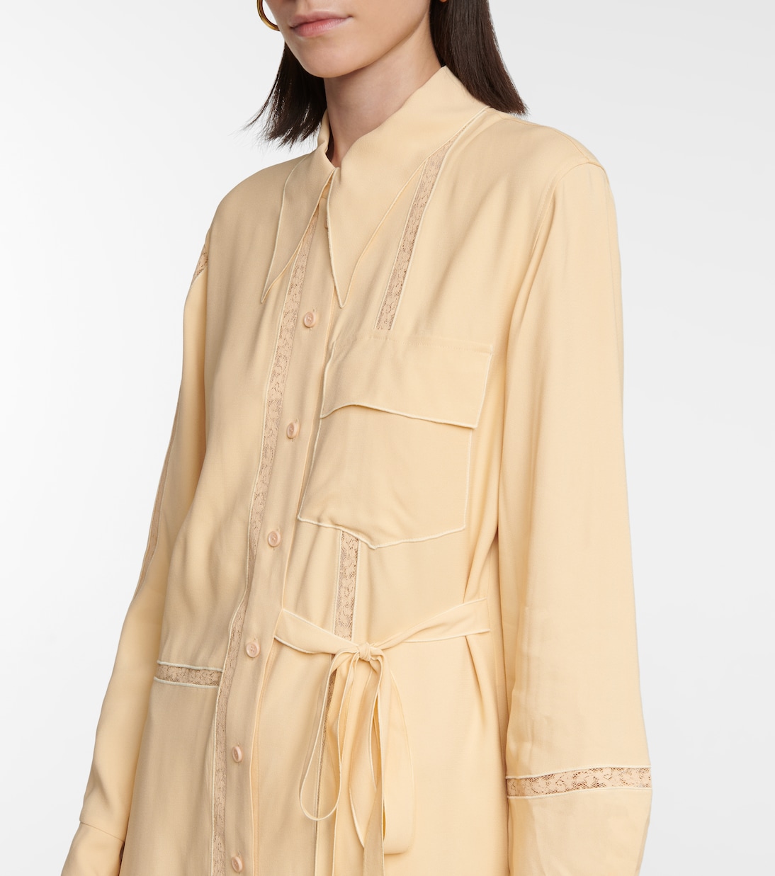 Maxikleid mit Spitze | Chloé