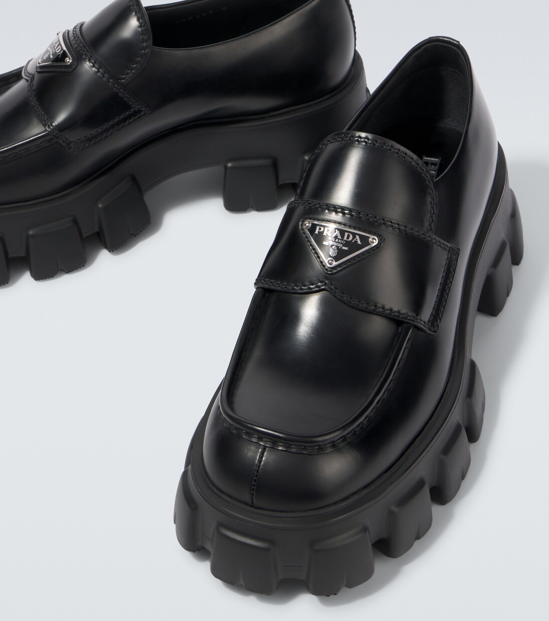 Loafers Monolith aus Leder | Prada