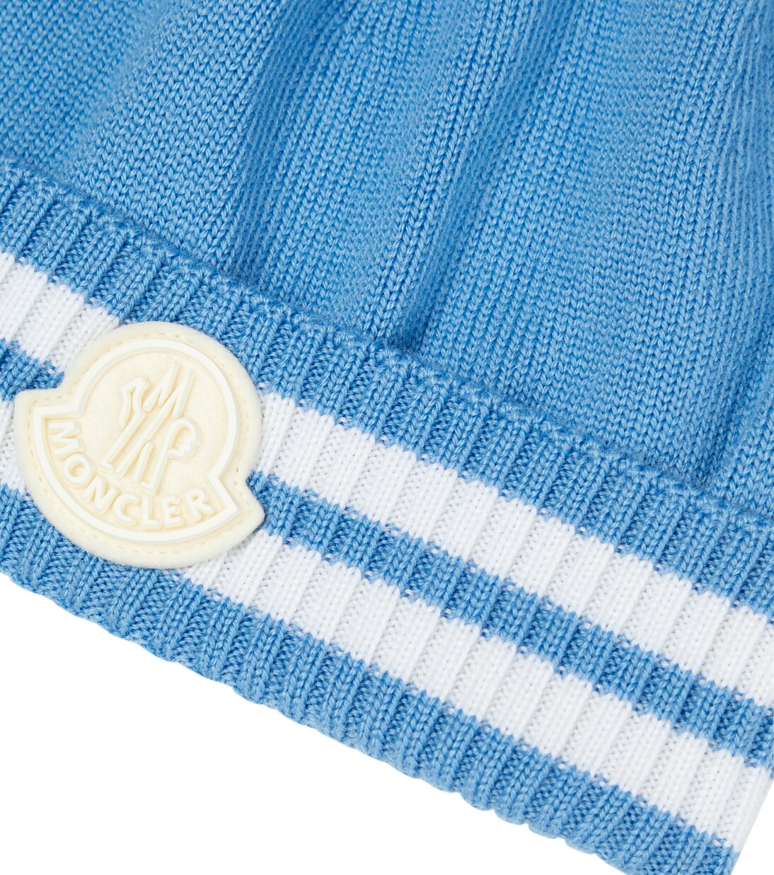Baby intarsia wool beanie | Moncler Enfant