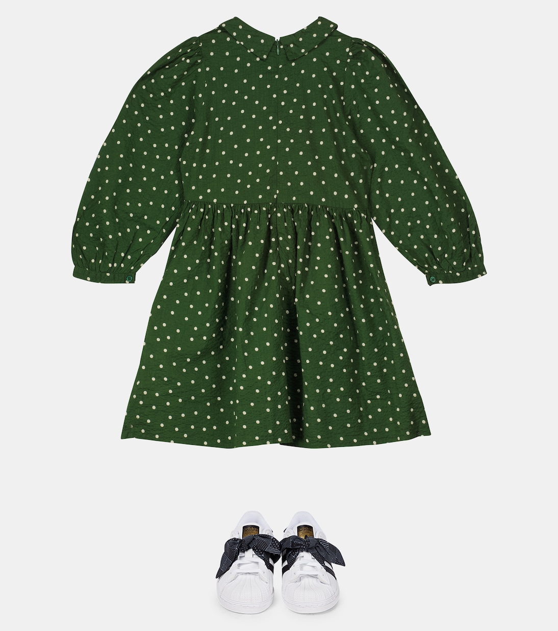 Robe Earth en coton à pois | Caramel