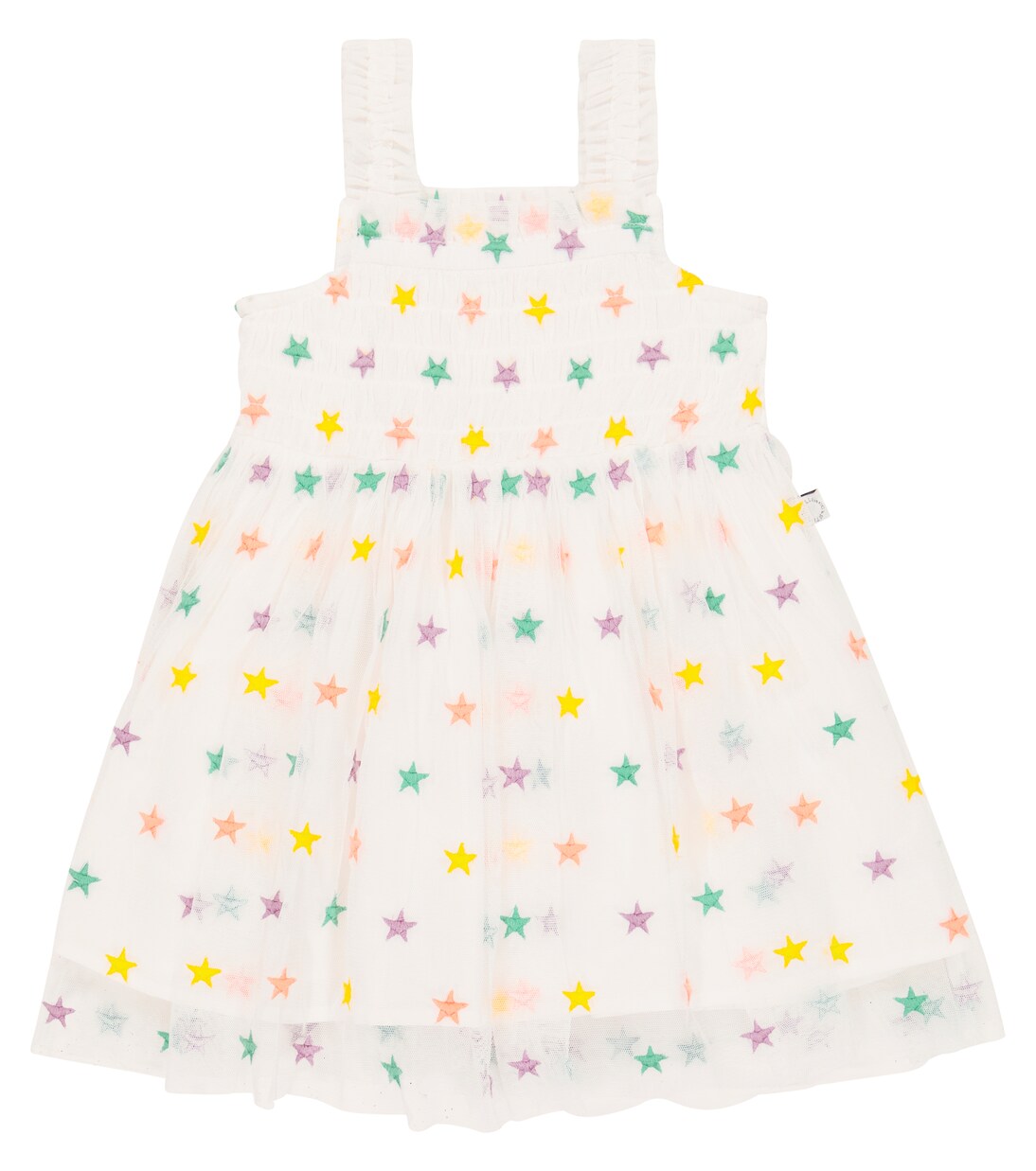 婴幼儿 — 薄纱连衣裙与棉质灯笼裤 | Stella McCartney Kids