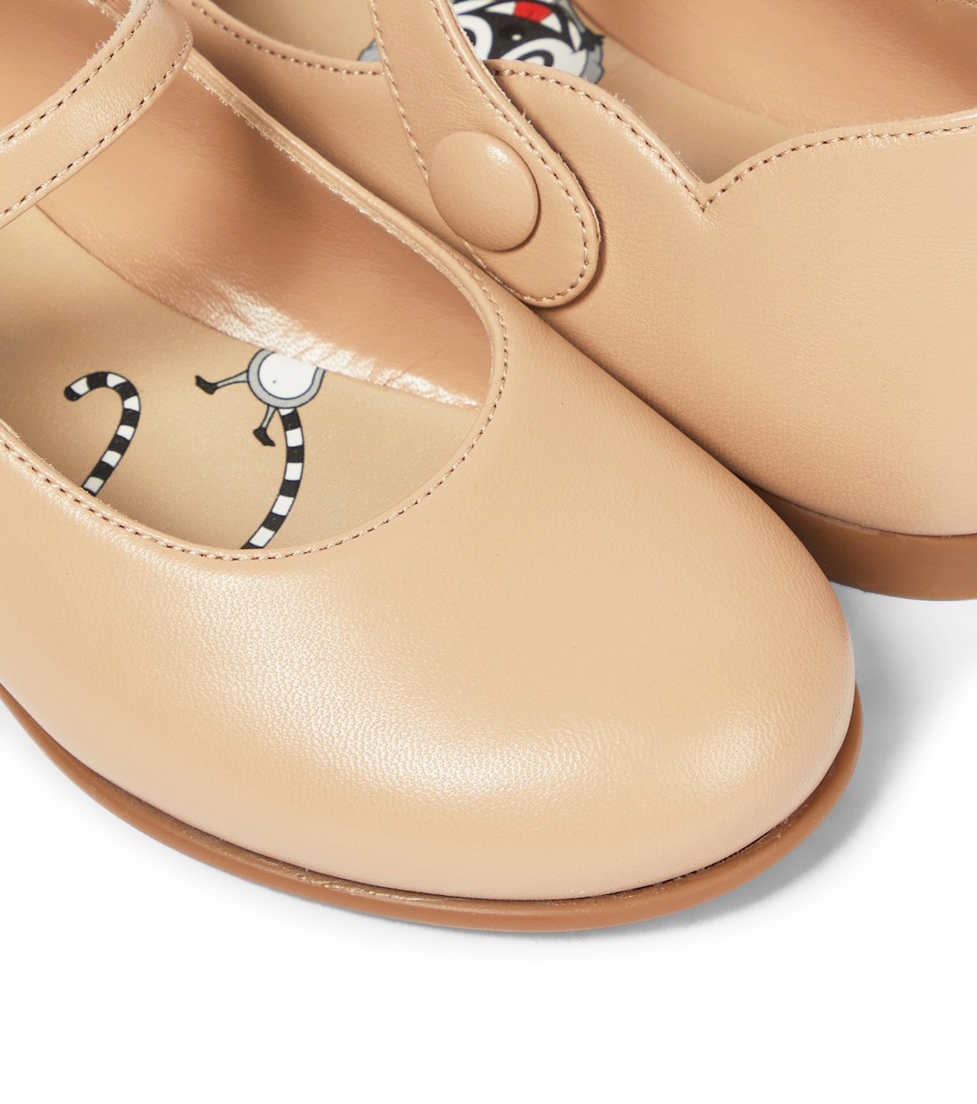Melodie leather ballet flats | Christian Louboutin Kids