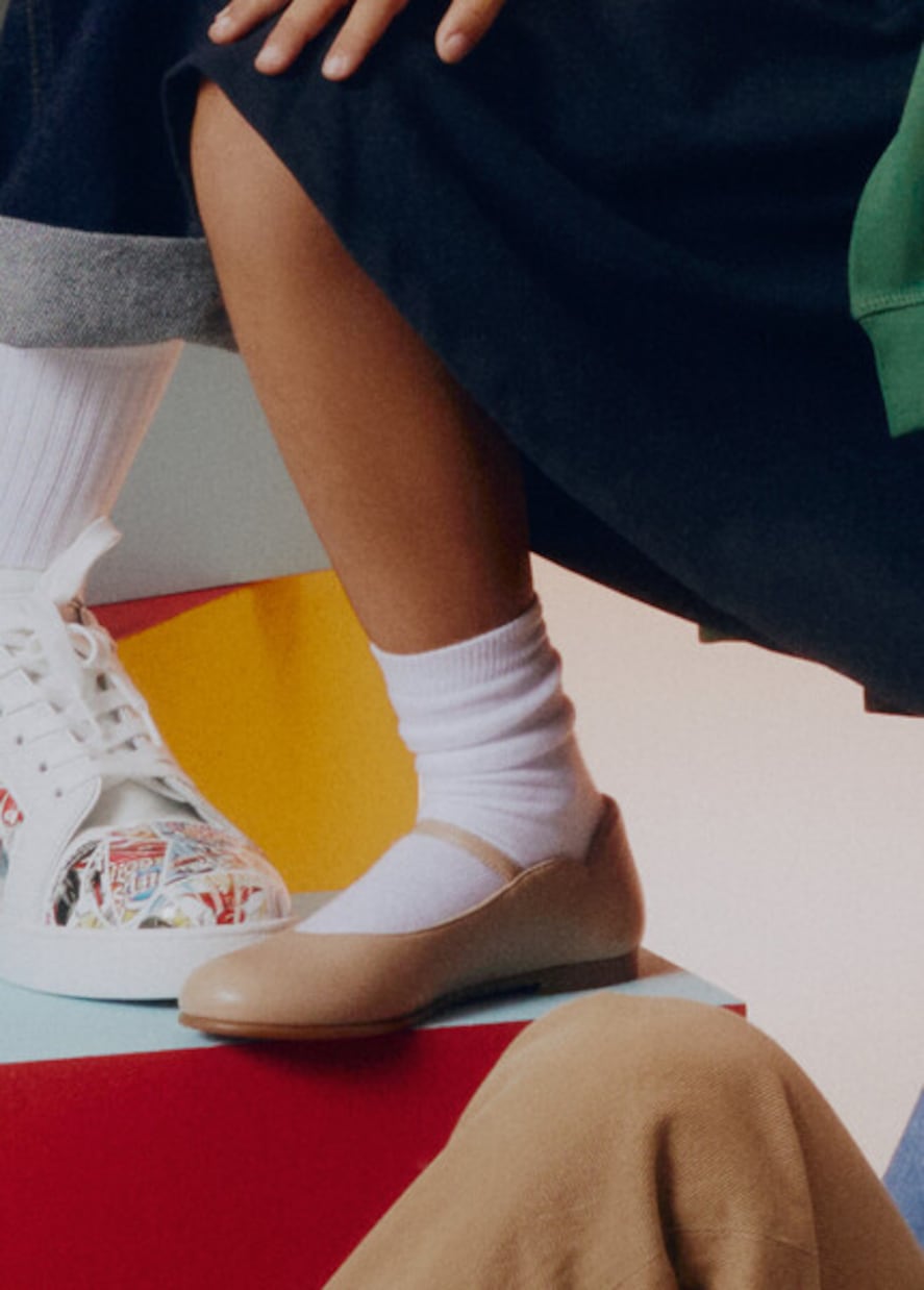 Melodie leather ballet flats | Christian Louboutin Kids