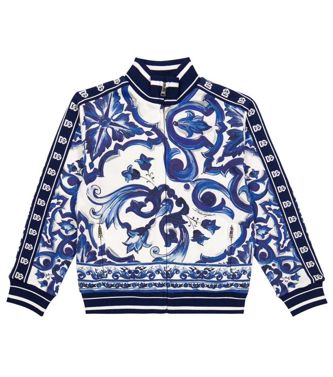 Sweat-shirt Majolica en coton | Dolce&Gabbana Kids