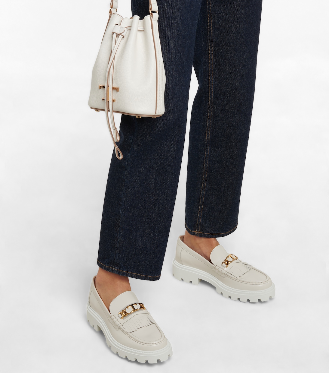 Plateau-Loafers aus Leder  | Tod's