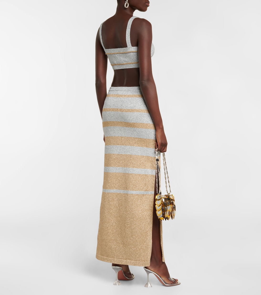 Cropped-Top aus Strick | Rabanne