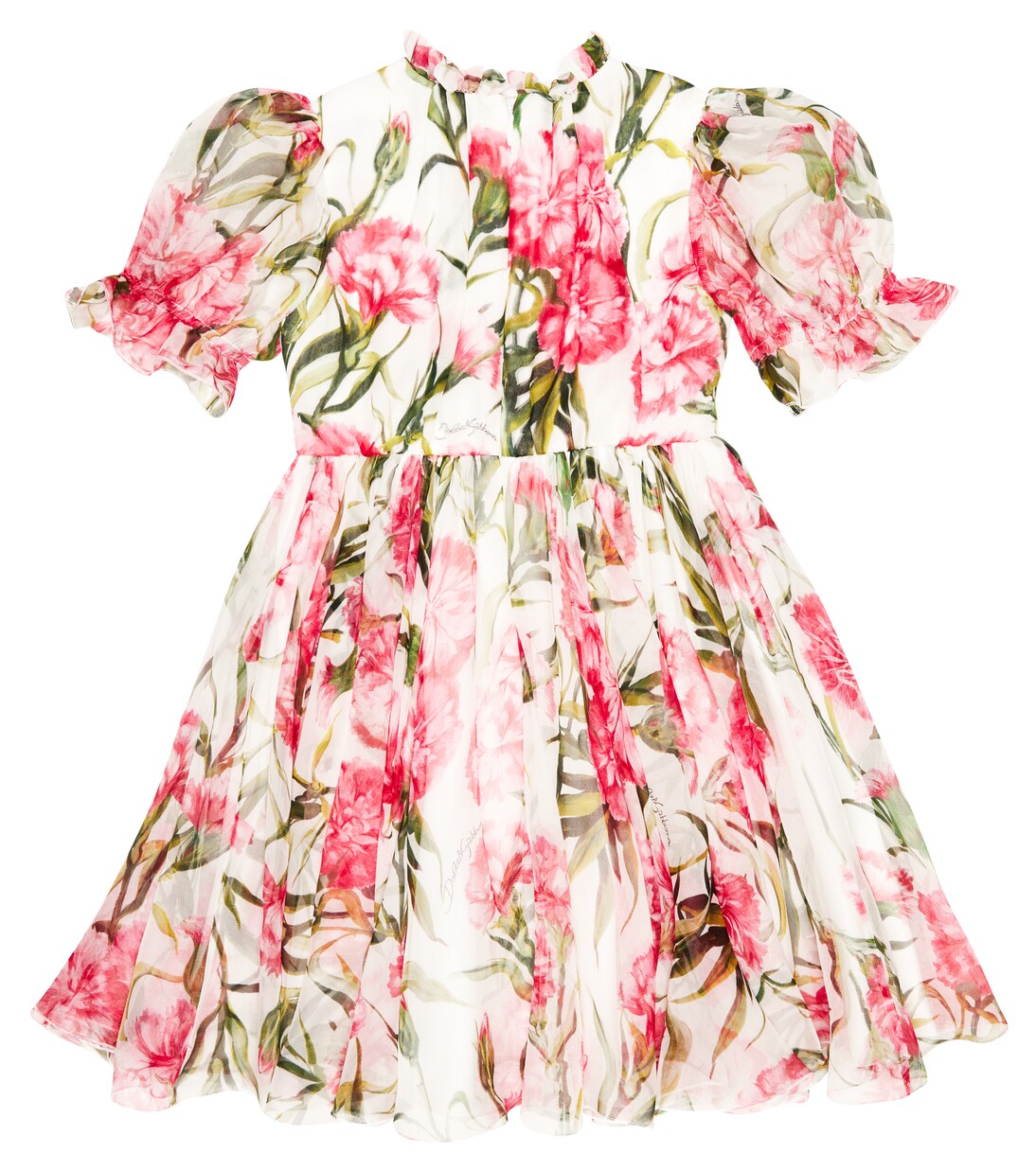 Floral silk dress | Dolce&Gabbana Kids