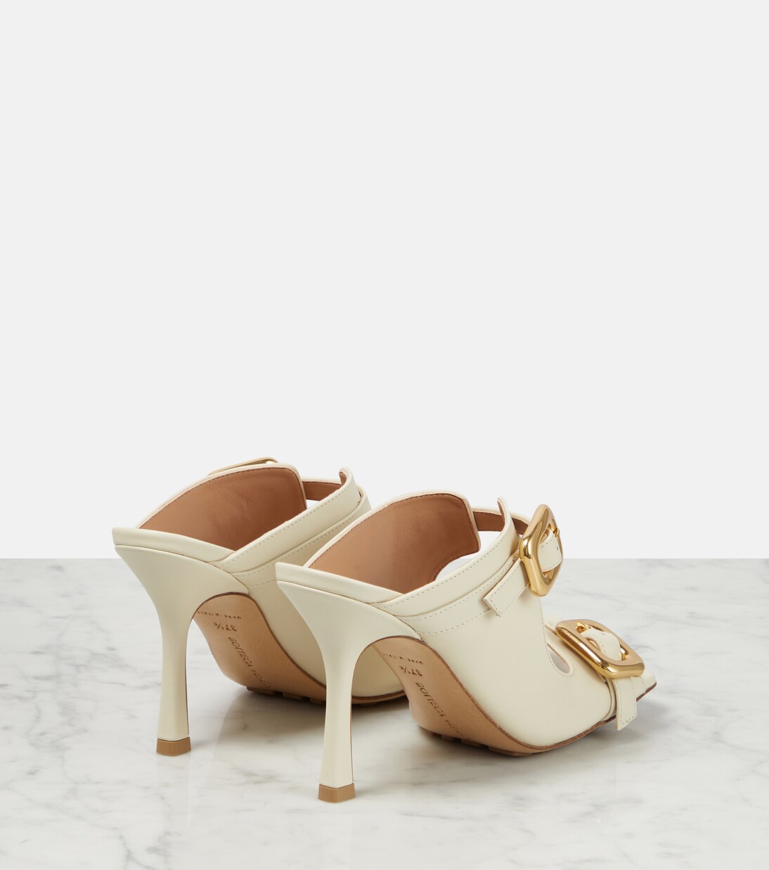 Sandalen Stretch Buckle aus Leder | Bottega Veneta