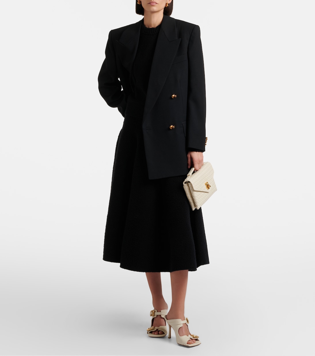 Sandalen Stretch Buckle aus Leder | Bottega Veneta