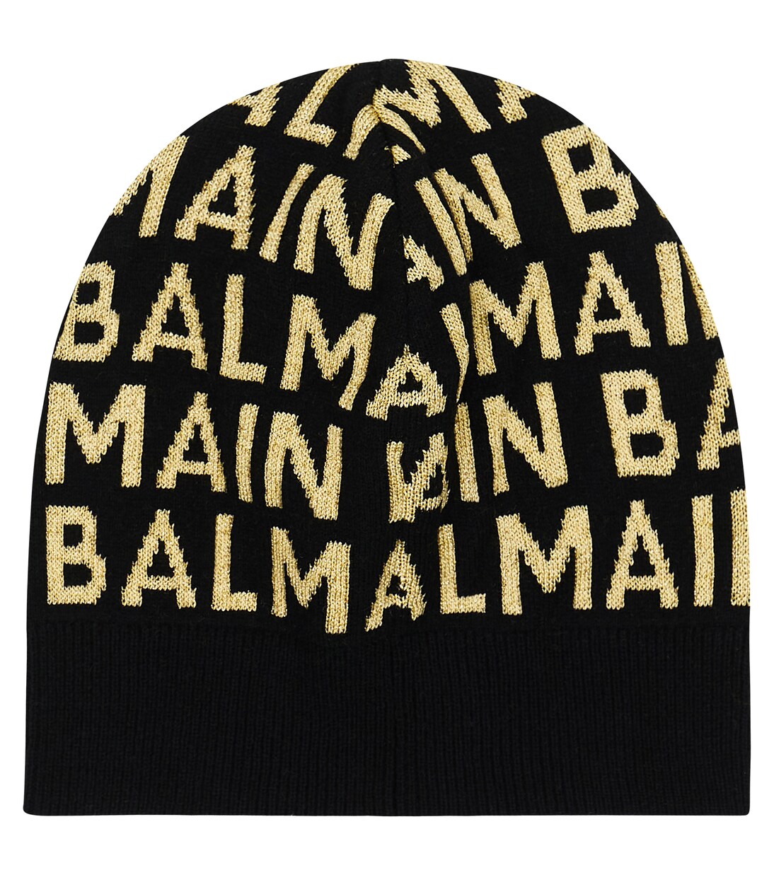 Logo wool-blend beanie | Balmain Kids
