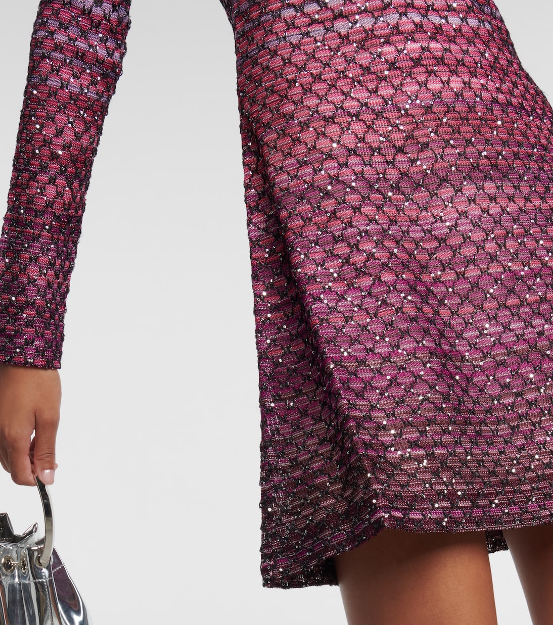 Knitted lamé minidress | Missoni