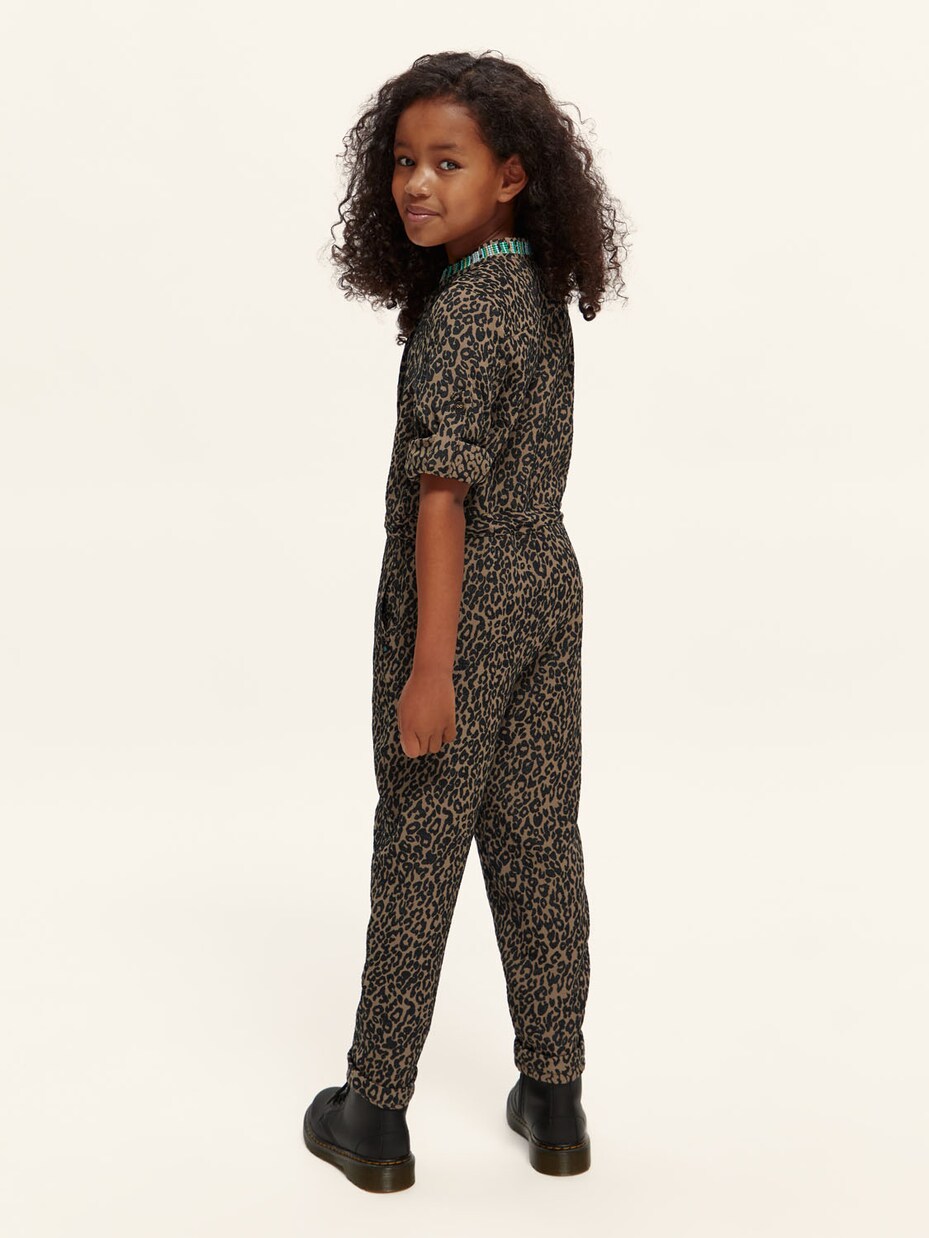 Leopard-print jumpsuit | Scotch & Soda Kids