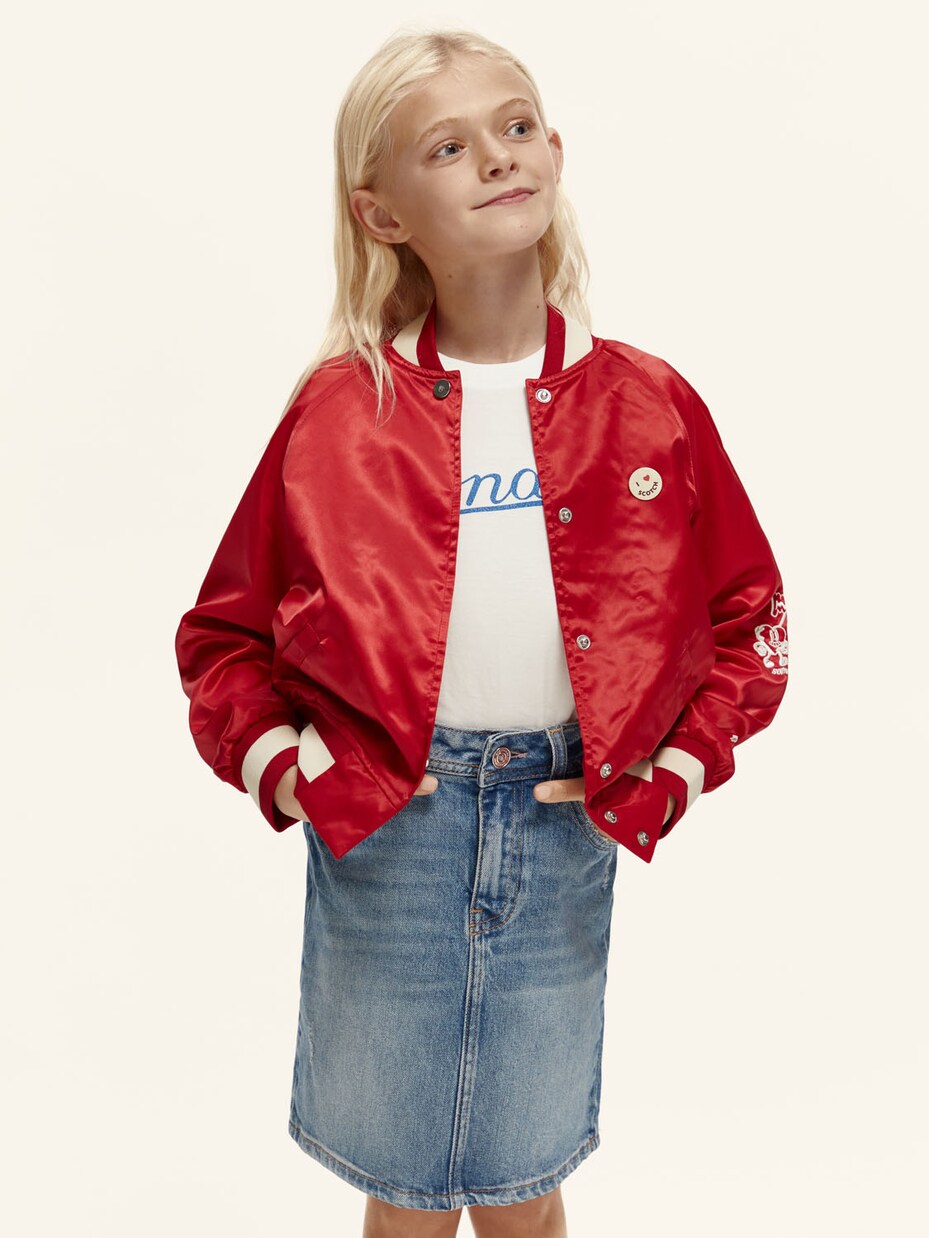Embroidered varsity jacket | Scotch & Soda Kids