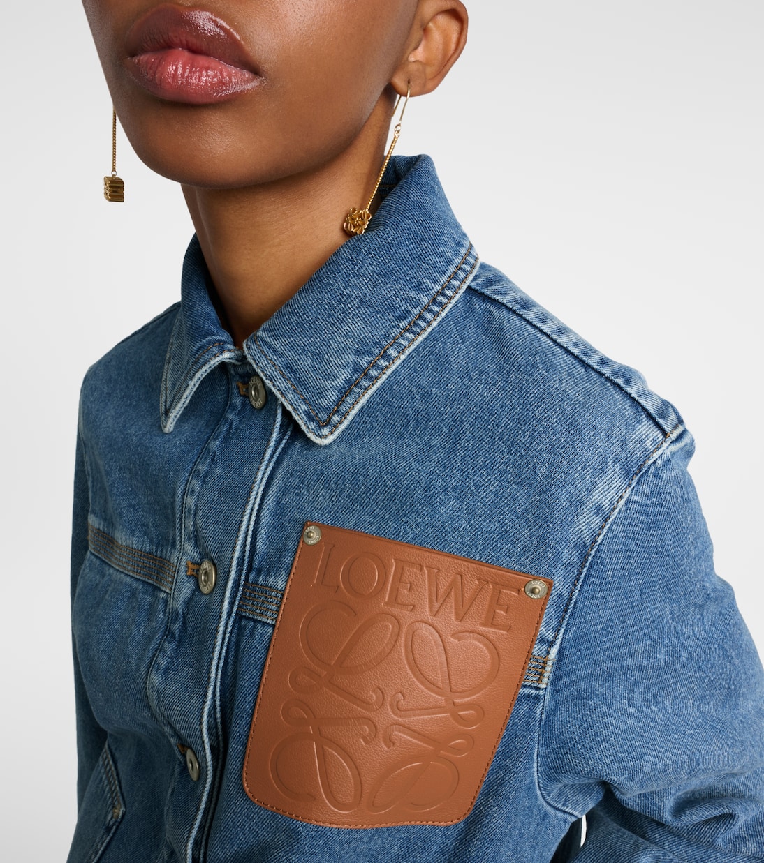 Jacke Anagram aus Denim | Loewe