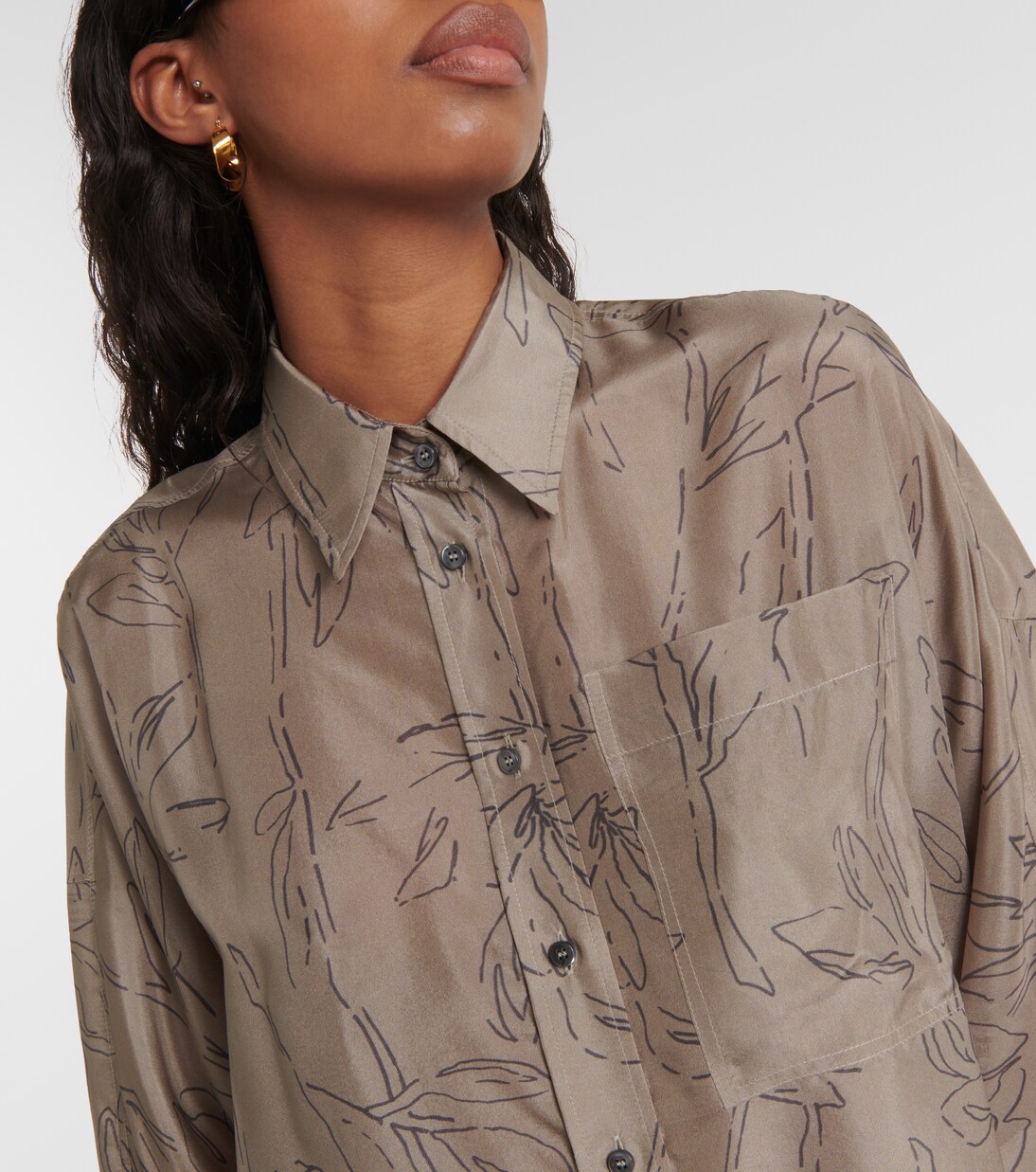 Hemd aus Seide | Brunello Cucinelli