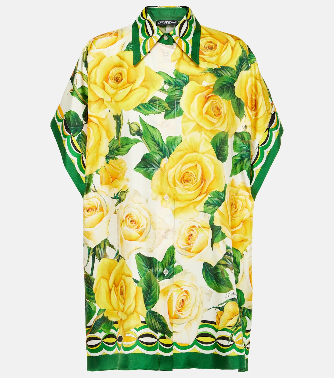 Bedruckte Bluse aus Seide | Dolce&Gabbana