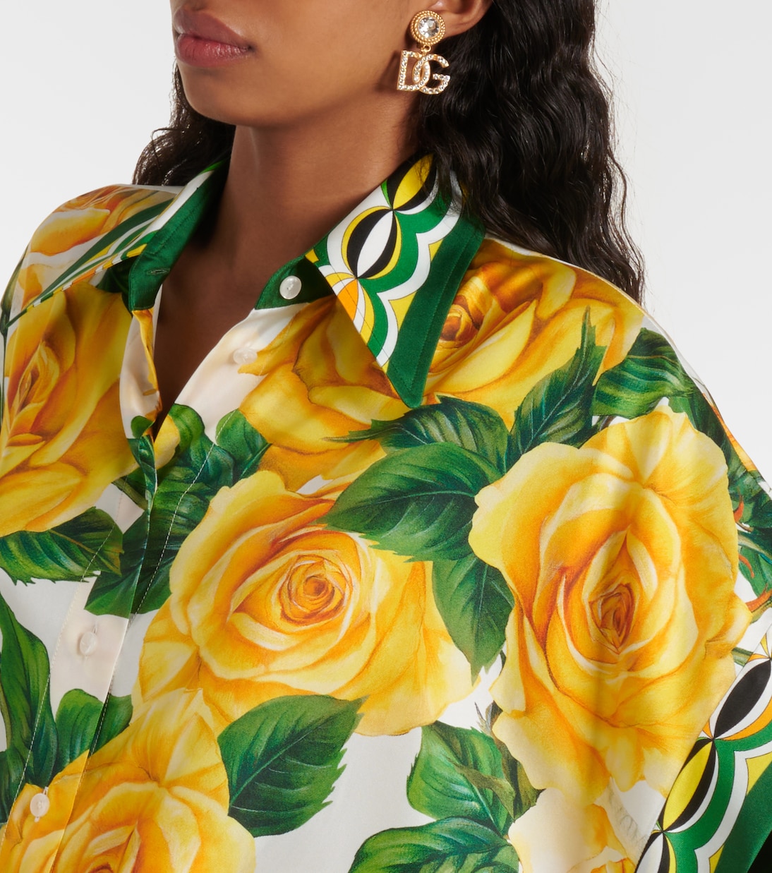 Bedruckte Bluse aus Seide | Dolce&Gabbana