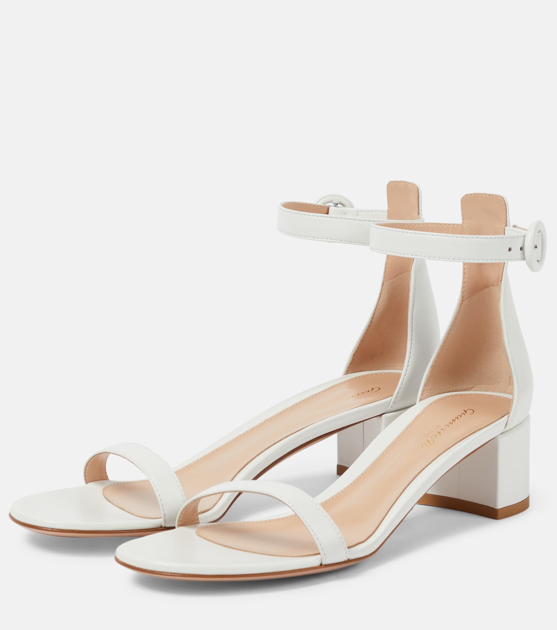 Gaeta 45 leather sandals | Gianvito Rossi