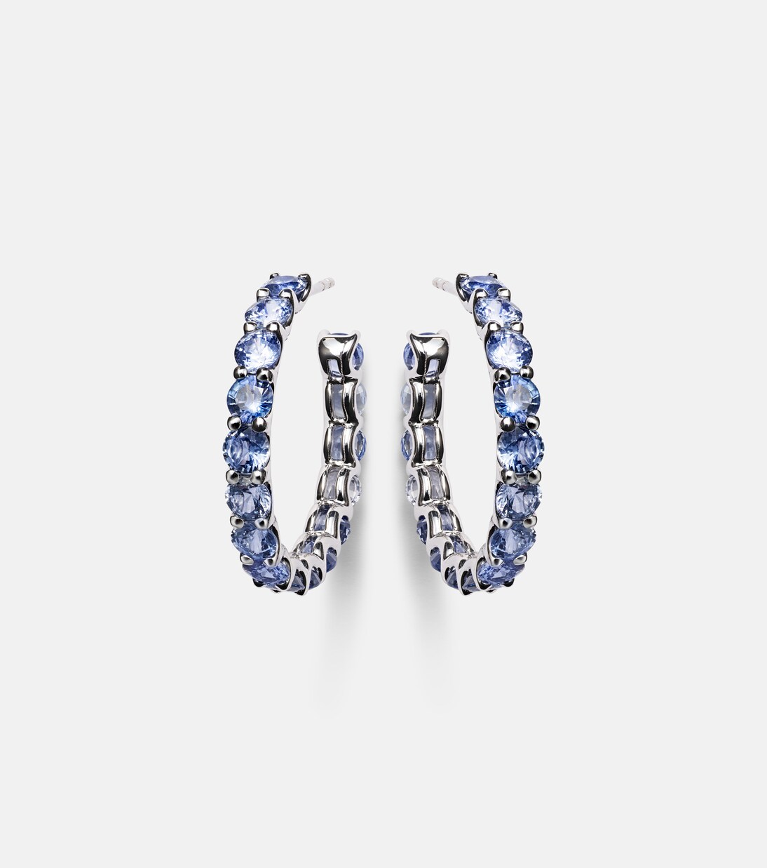 Pendientes Pastello de oro blanco de 18 ct con zafiros | Bucherer Fine Jewellery