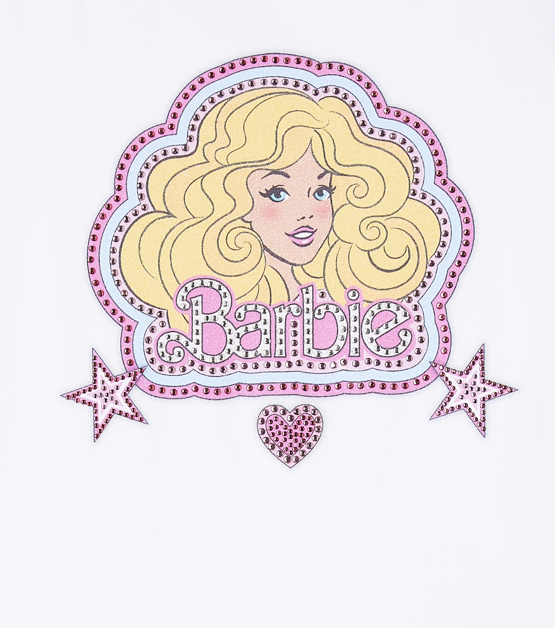 x Barbie® cotton-blend jersey T-shirt | Monnalisa