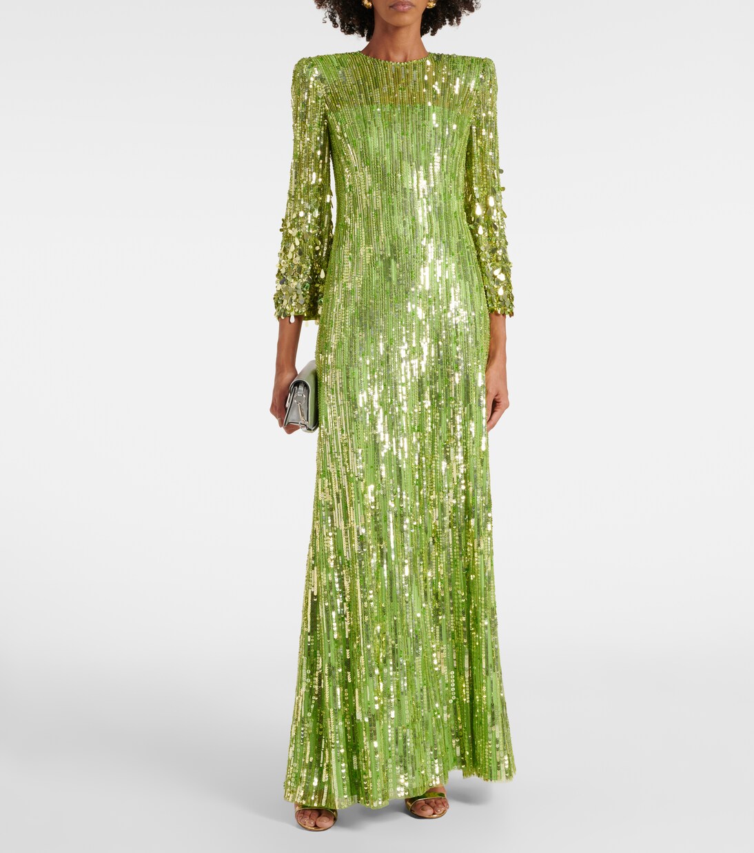 Robe longue Nymph à sequins | Jenny Packham