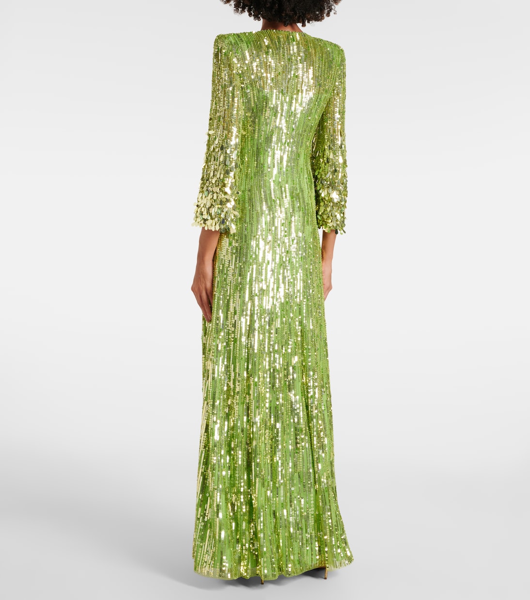 Robe longue Nymph à sequins | Jenny Packham