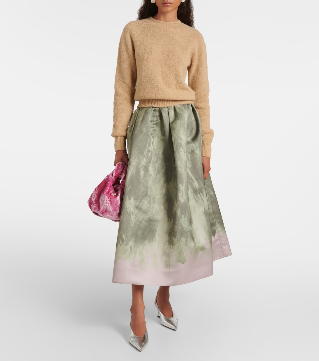 Tote Twist Small aus Samt | Dries Van Noten