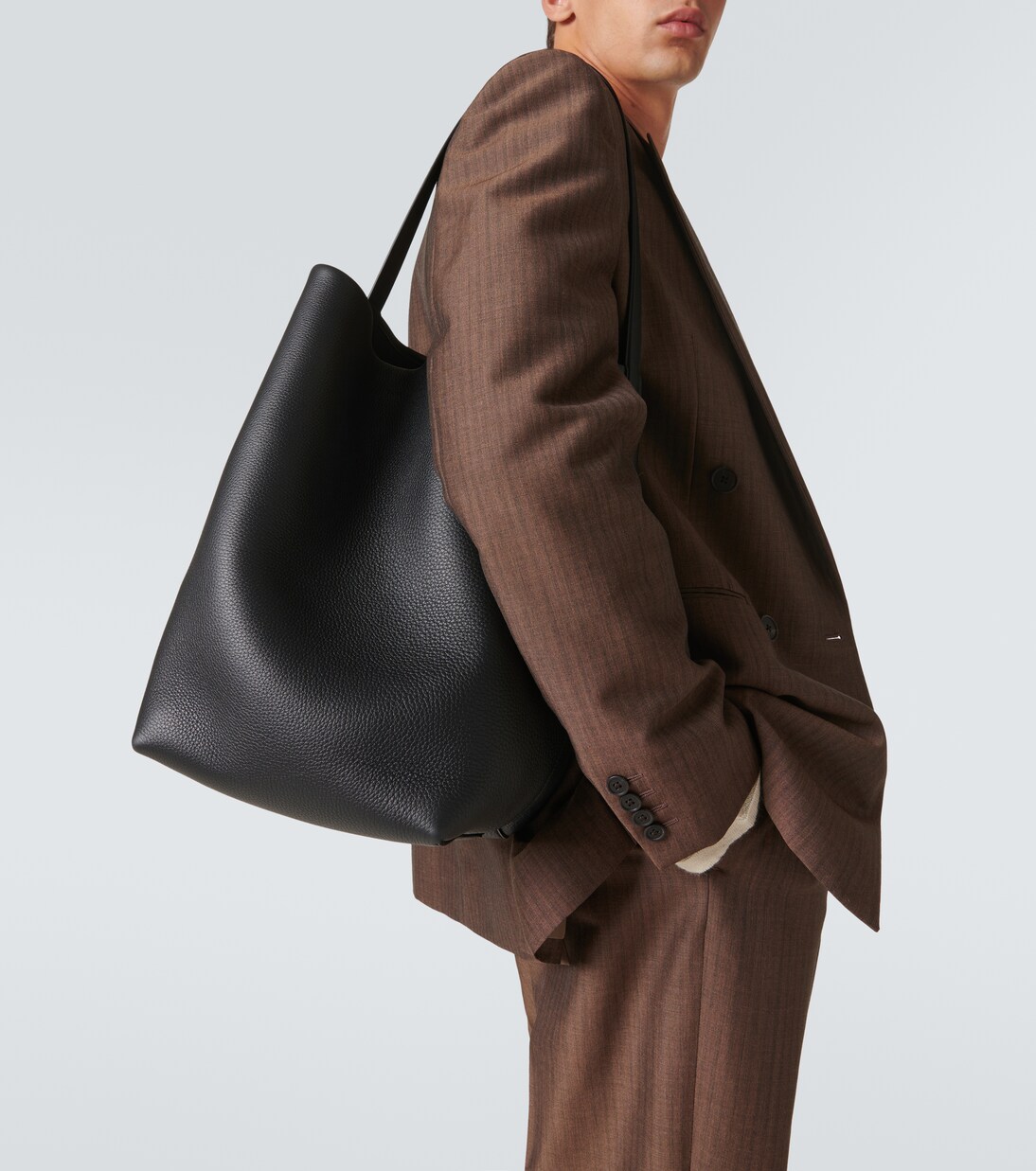 N/S Park Large leather tote bag | The Row