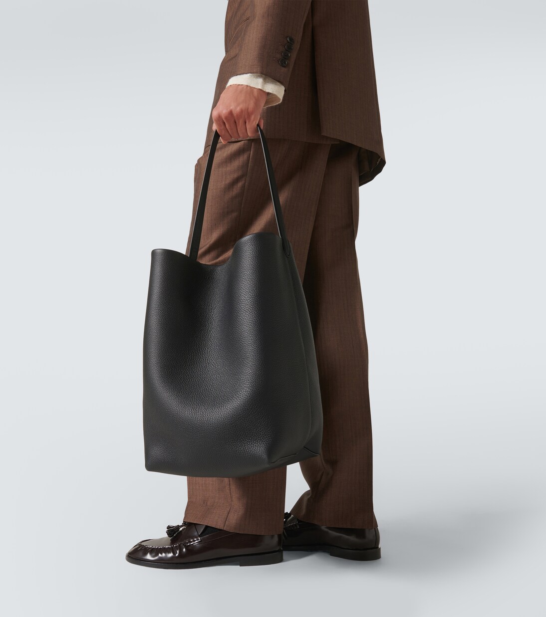 N/S Park Large leather tote bag | The Row