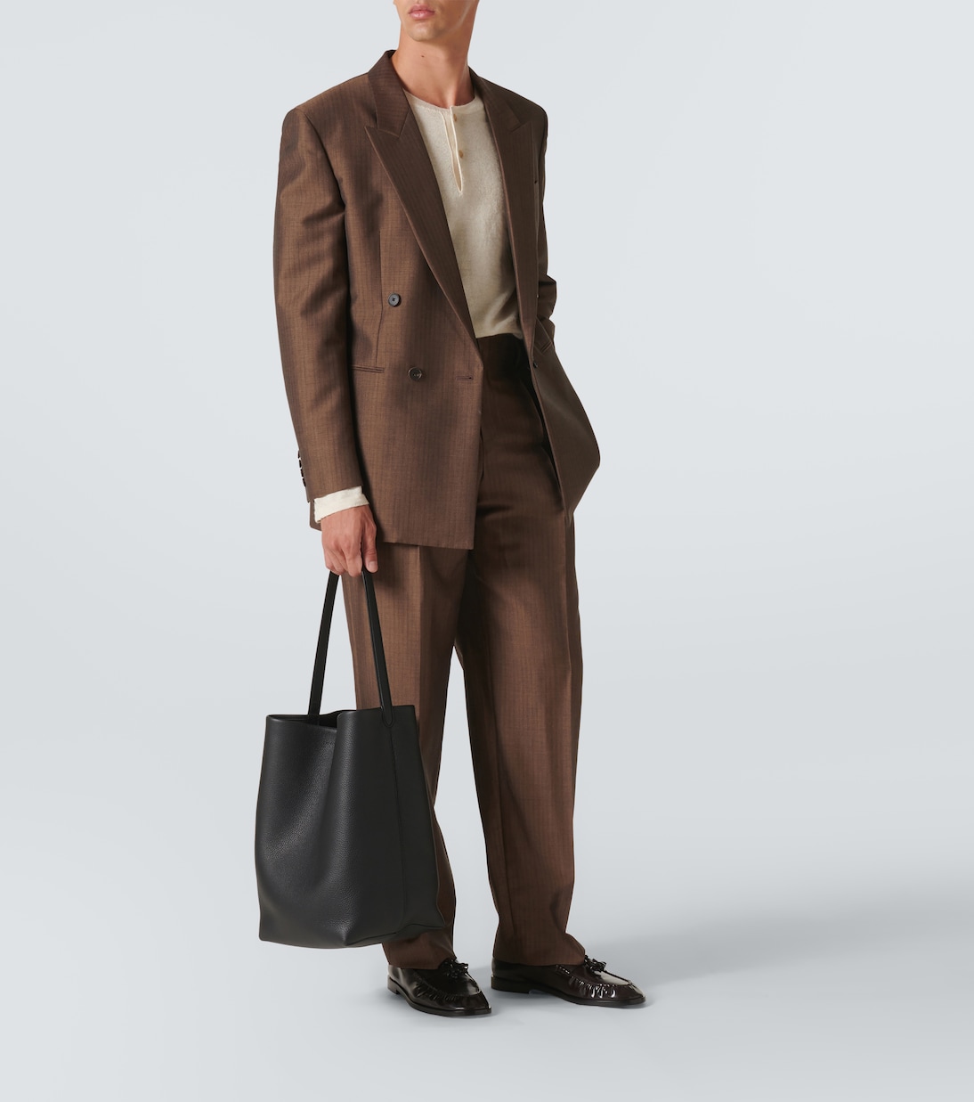 N/S Park Large leather tote bag | The Row