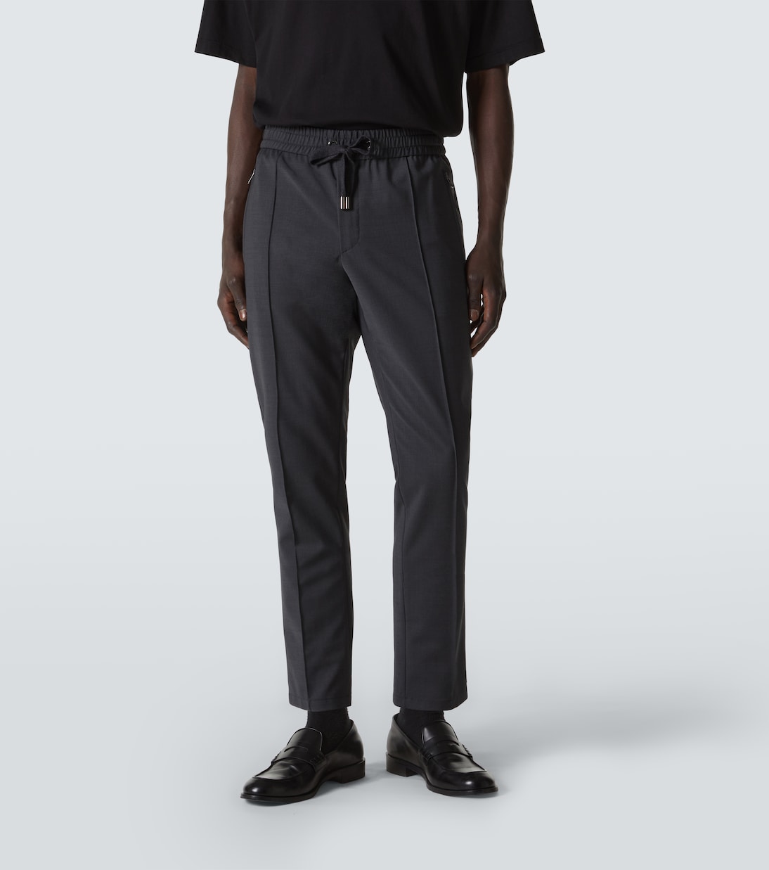 Wool-blend straight pants | Dolce&Gabbana