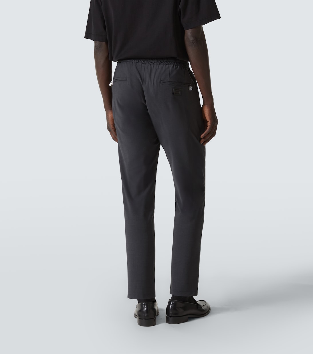 Wool-blend straight pants | Dolce&Gabbana