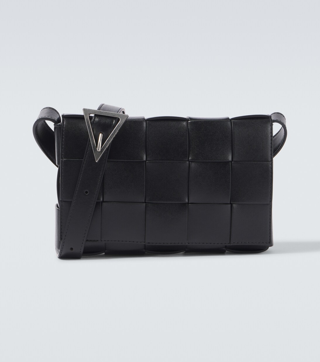 Cassette Intreccio leather crossbody bag | Bottega Veneta