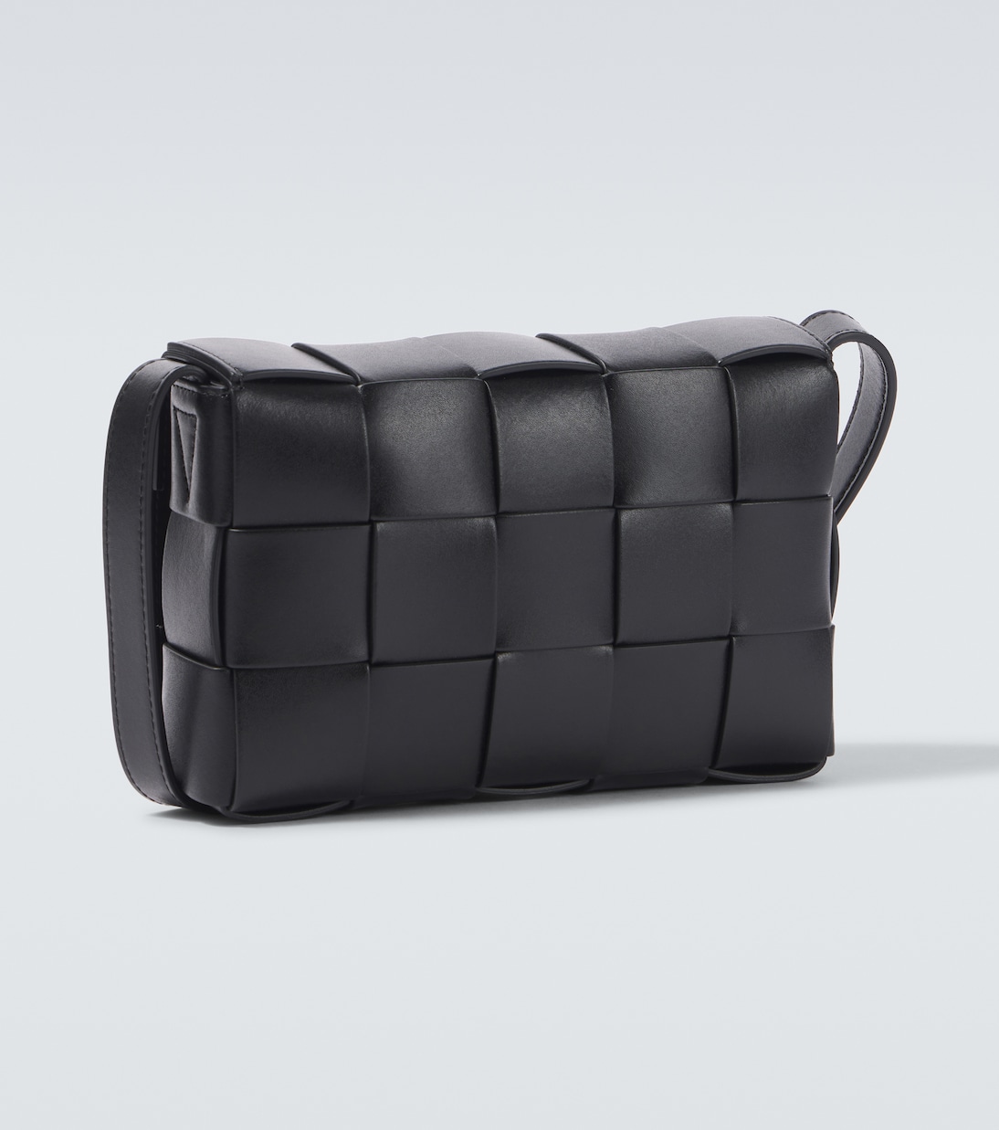 Cassette Intreccio leather crossbody bag | Bottega Veneta