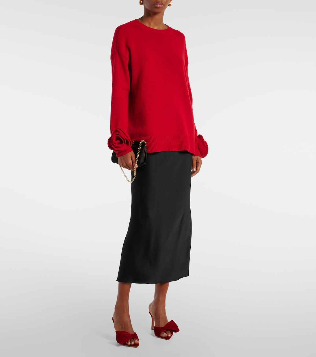 Pantoletten 85 aus Samt | Gianvito Rossi