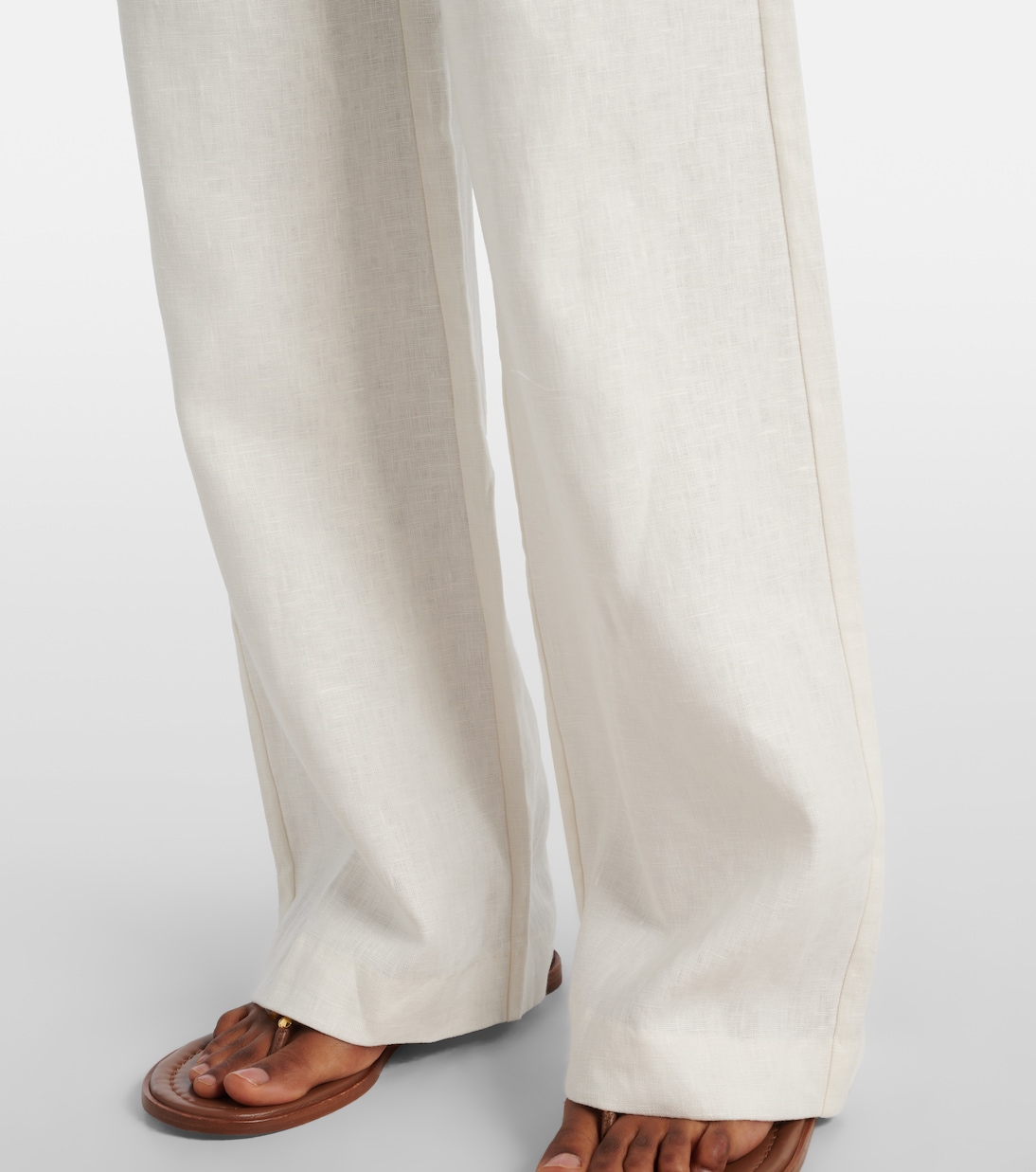 Pantalon ample Ilride en lin à taille haute | Faithfull