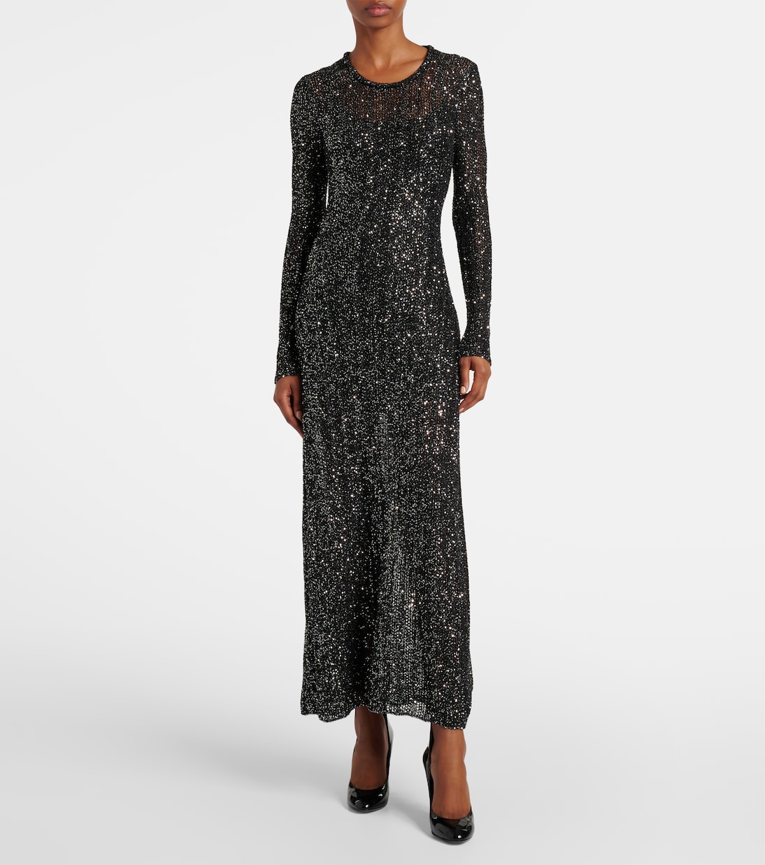 Midikleid mit Pailletten | Alaïa