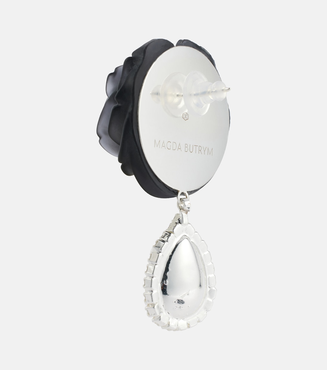 Mini Rose crystal-embellished drop earrings | Magda Butrym